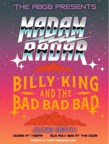 MADAM RADAR | BILLY KING & the BAD BAD BAD